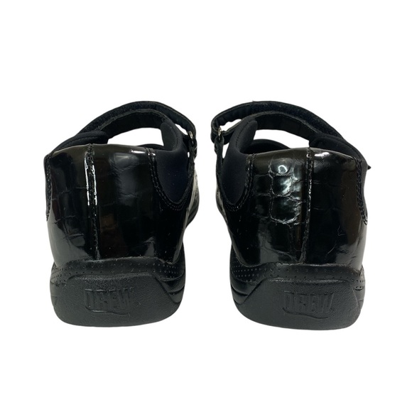 Drew Women's Black Leather Rose Mary Jane Shoes Size 5 - Picture 6 of 11